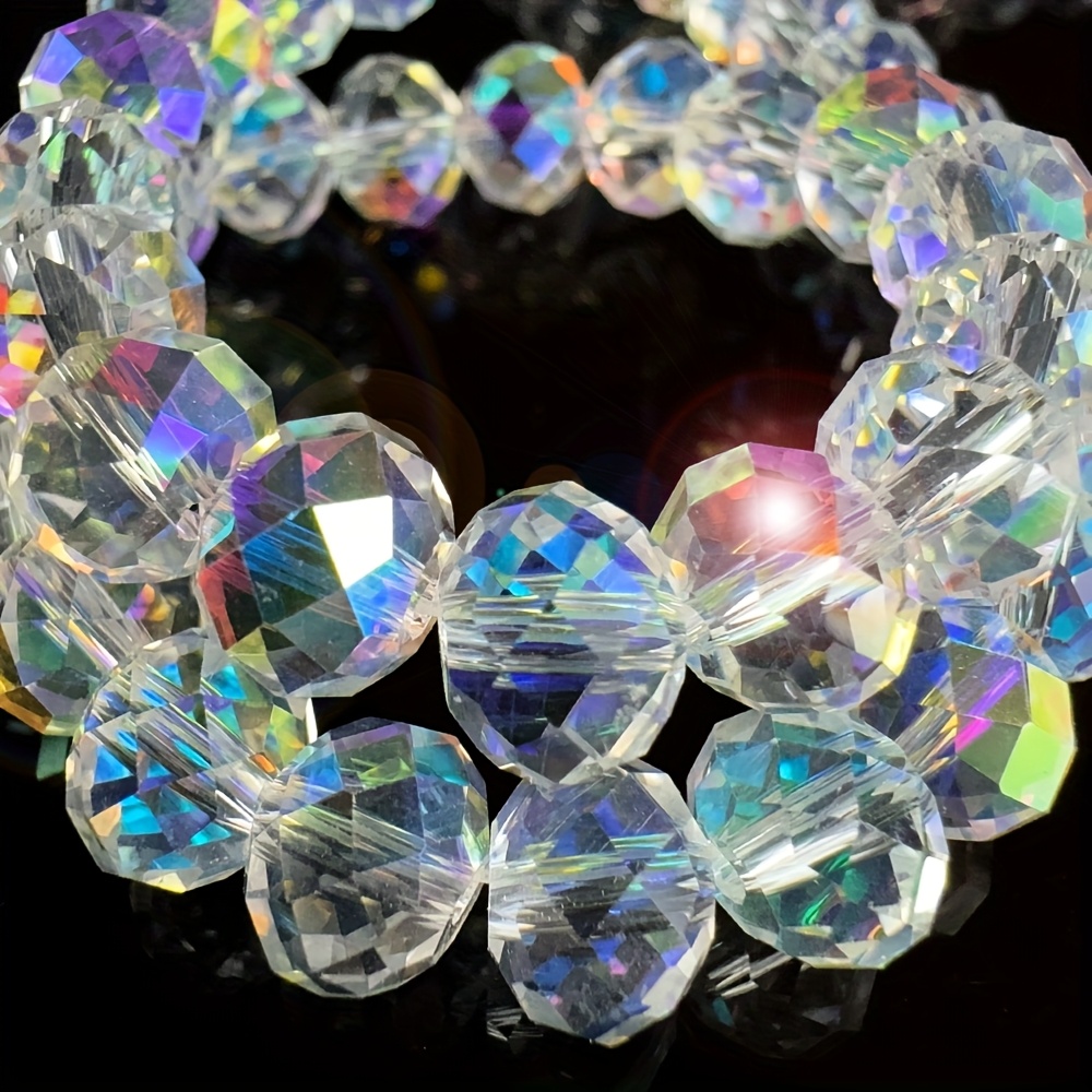 110pcs Austrian Crystal Glowing Glass Loose Beads